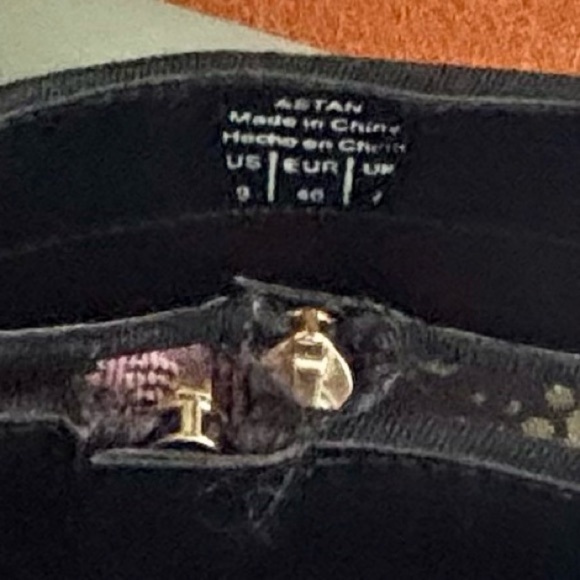 Kelly & Katie| Gorgeous Pink /Black Floral Tapestry Ankle Boots Booties Sz 9 - Picture 5 of 6